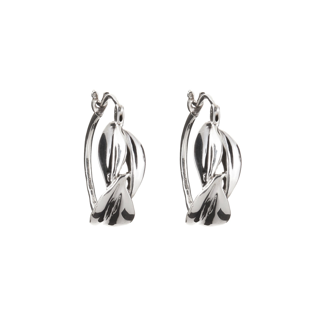 Silver Hoop Earrings - A9160