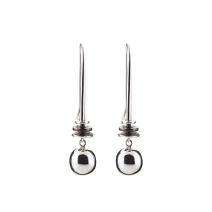 Silver Drop Earrings - A9171
