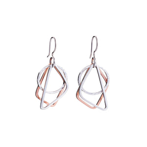 Silver Drop Earrings - A9253
