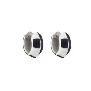Silver Huggies Earrings - AH887