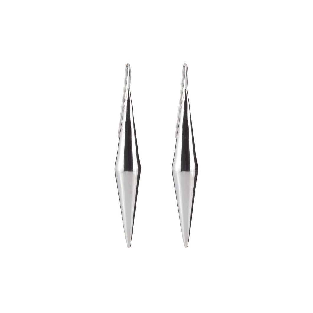 Silver Drop Earrings - AK486