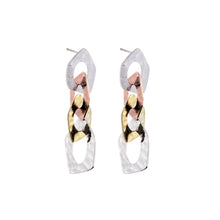 Load image into Gallery viewer, Mixed Metals Drop Earrings - AK502
