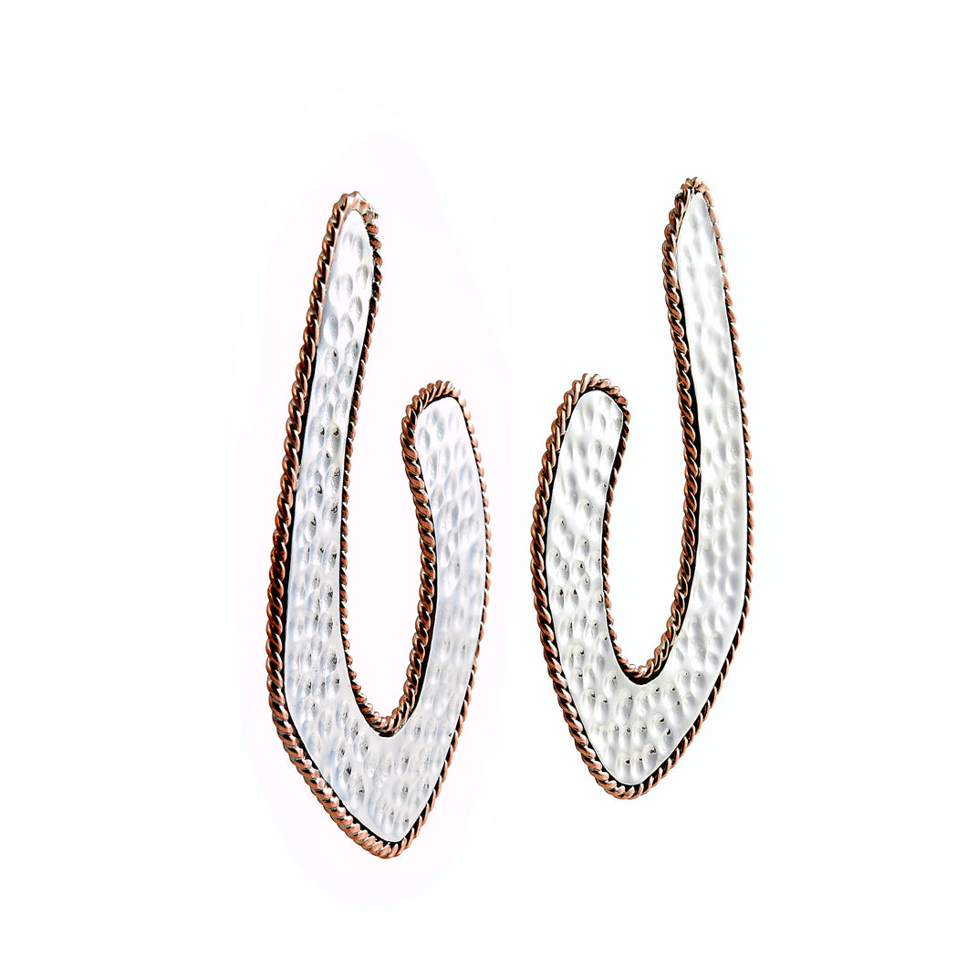 Silver Hoops - AK503