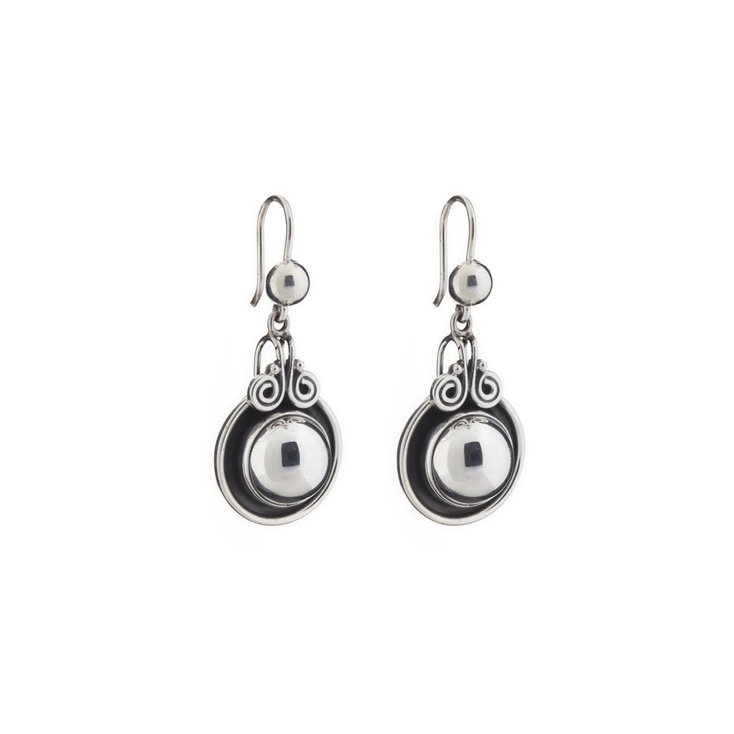 Silver Drop Earrings - AN263