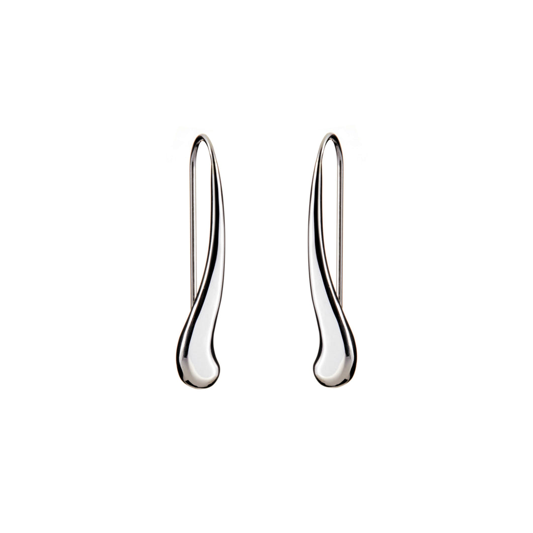 Silver Drop Earrings - AN264