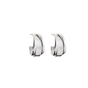 Silver Hoop Earrings - PPA298
