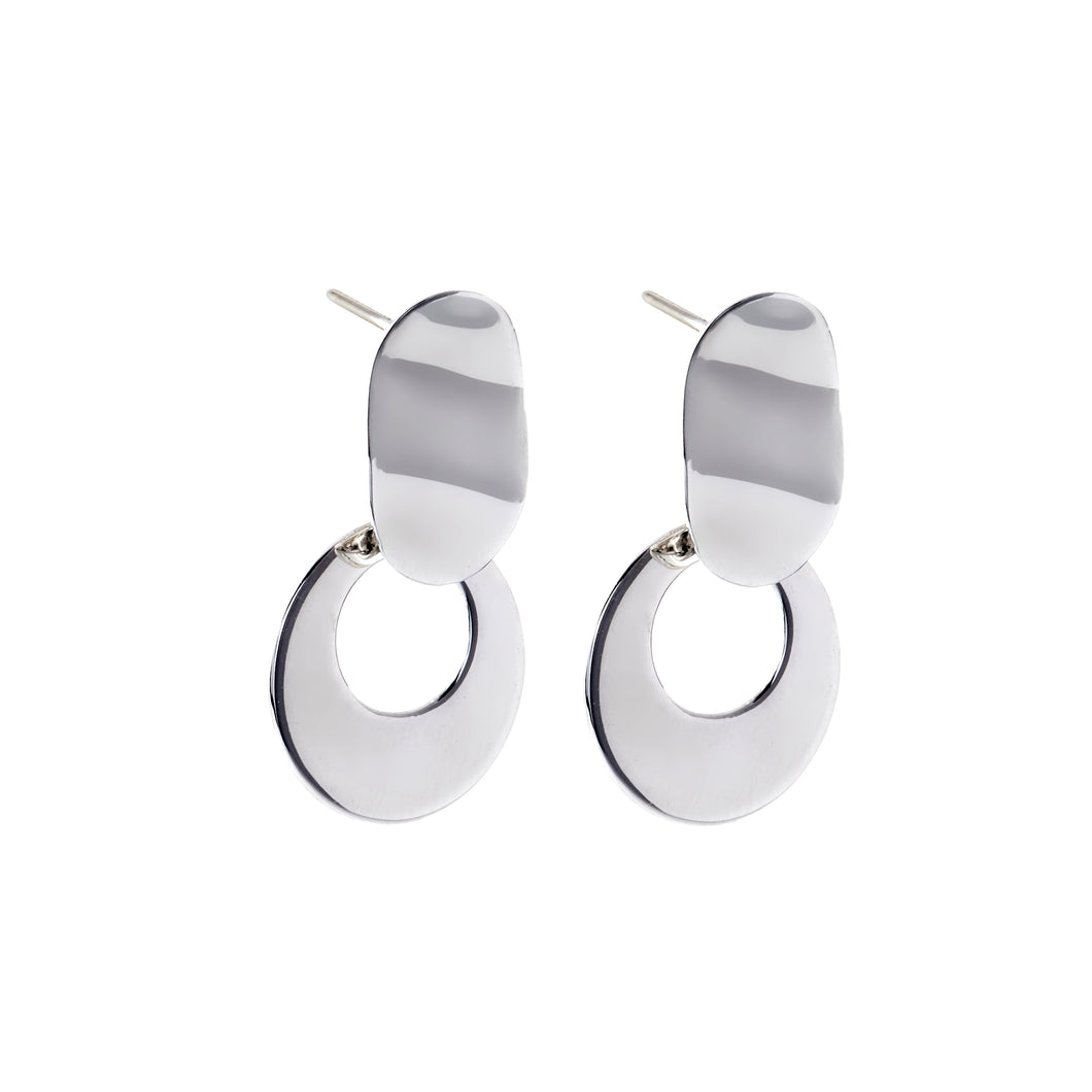 Silver Drop Earrings - PPA358