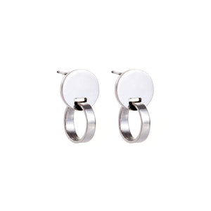 Silver Drop Earrings - PPA440