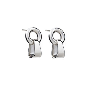 Silver Drop Earrings - PPA488