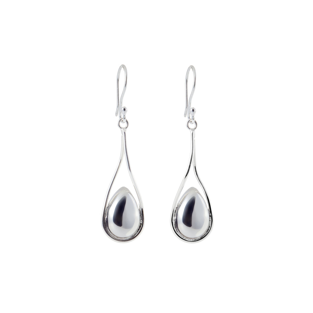 Silver Drop Earrings - PPA542