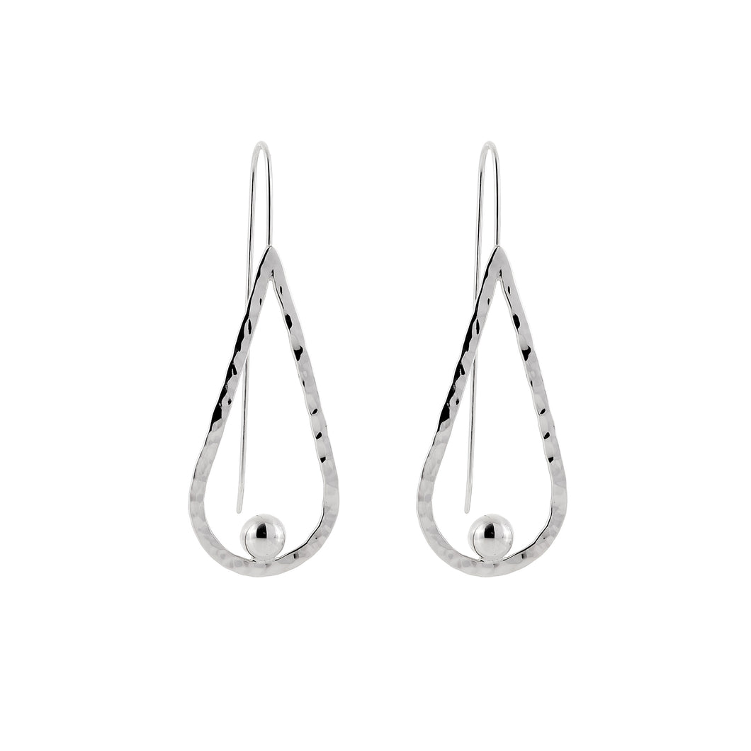 Silver Drop Earrings - PPA661