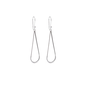 Silver Drop Earrings - PPA731