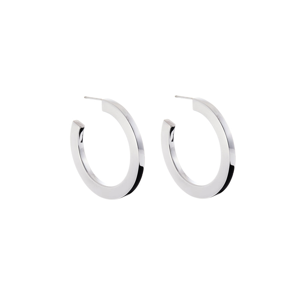 Silver Hoops - PPA799