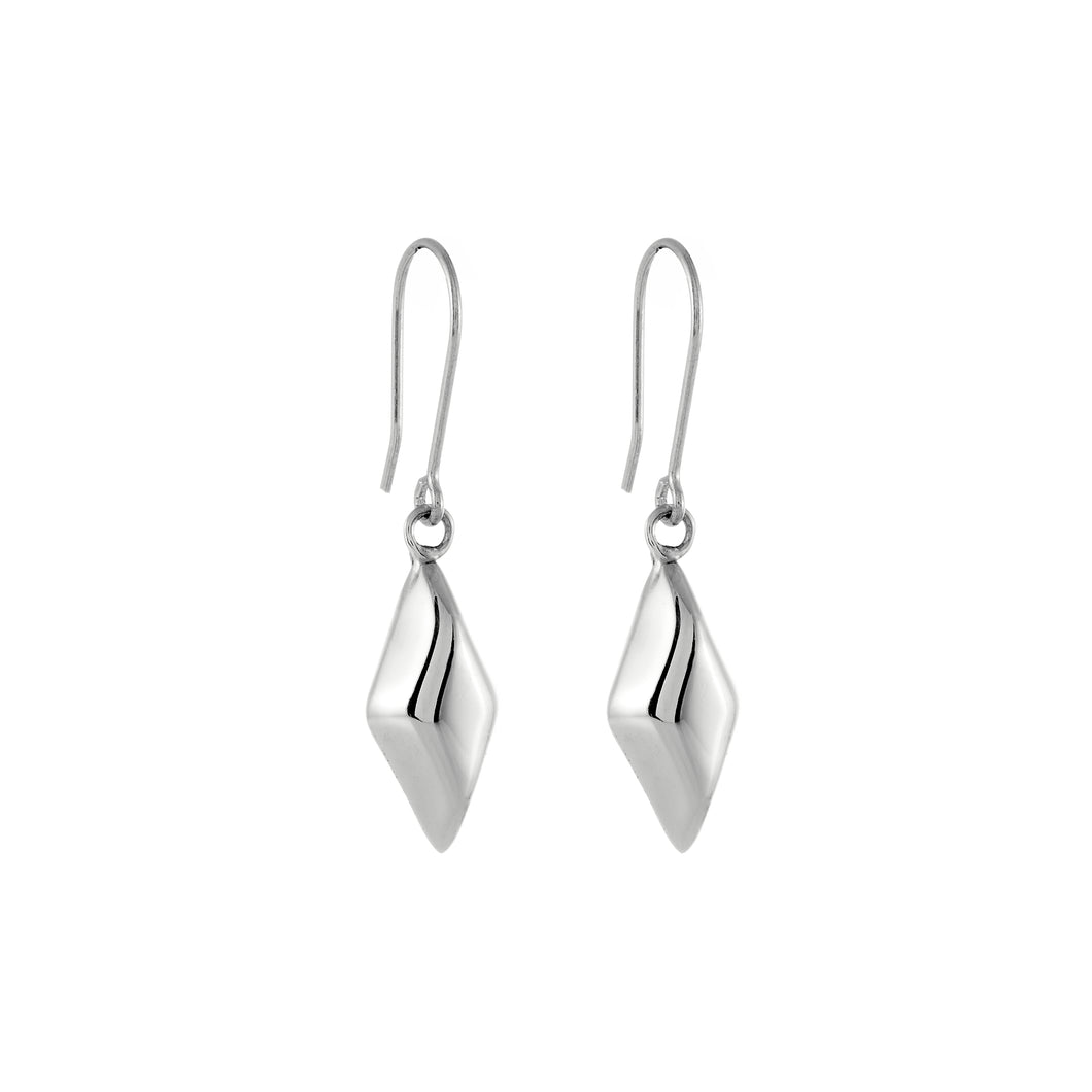 Silver Drop Earrings - WA348