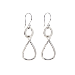Silver Drop Earrings - PPA391