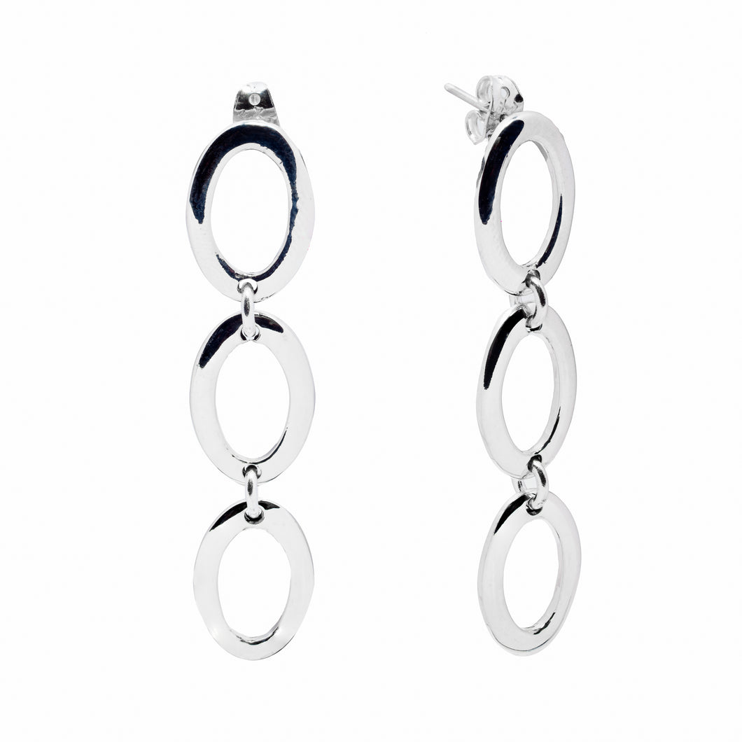 Silver Drop Earrings - PPA461