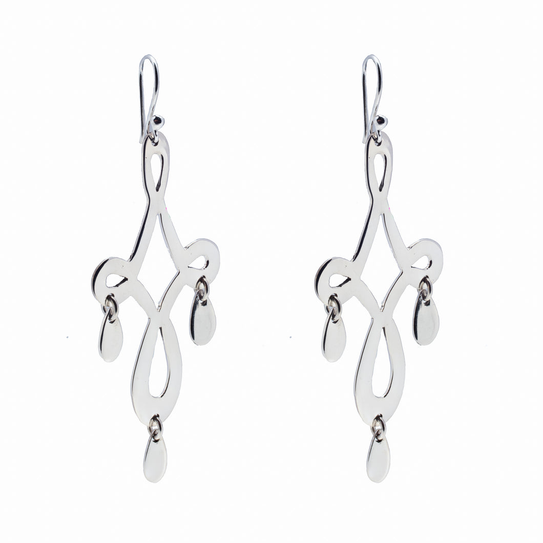 Silver Drop Earrings - PPA482