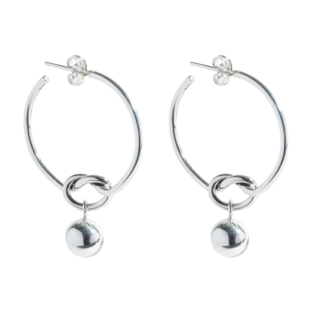 Silver Hoop Earrings - PPA725