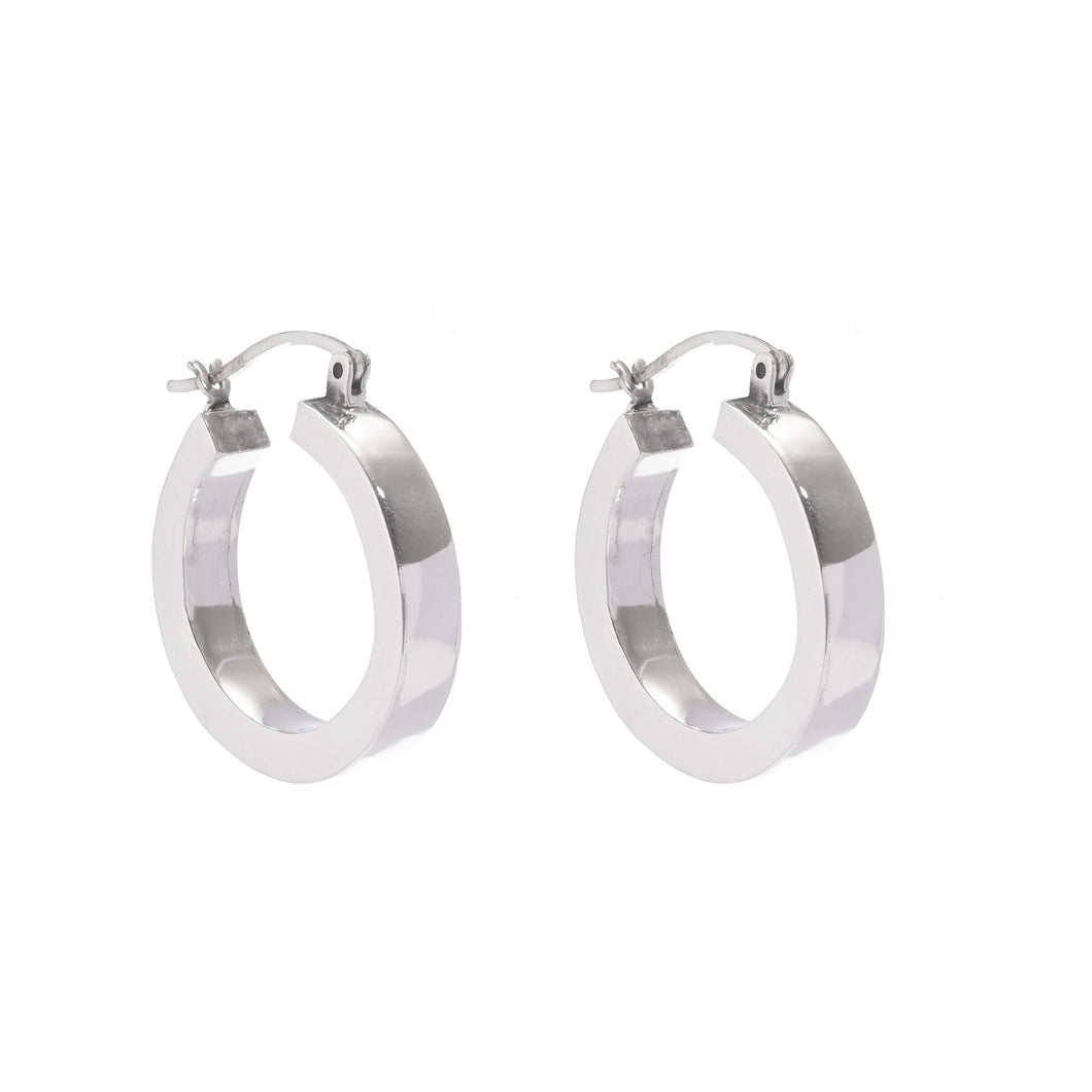 Silver Hoops - A2128