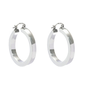 Silver Hoops - A2132