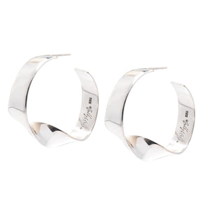 Silver Hoops - A3221