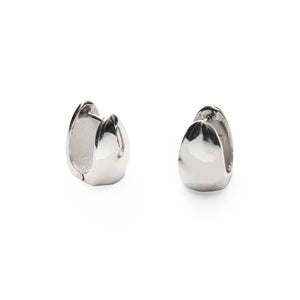 Silver Huggies Earrings - A7179