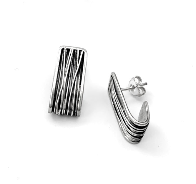 Silver Stud Earrings - A6270