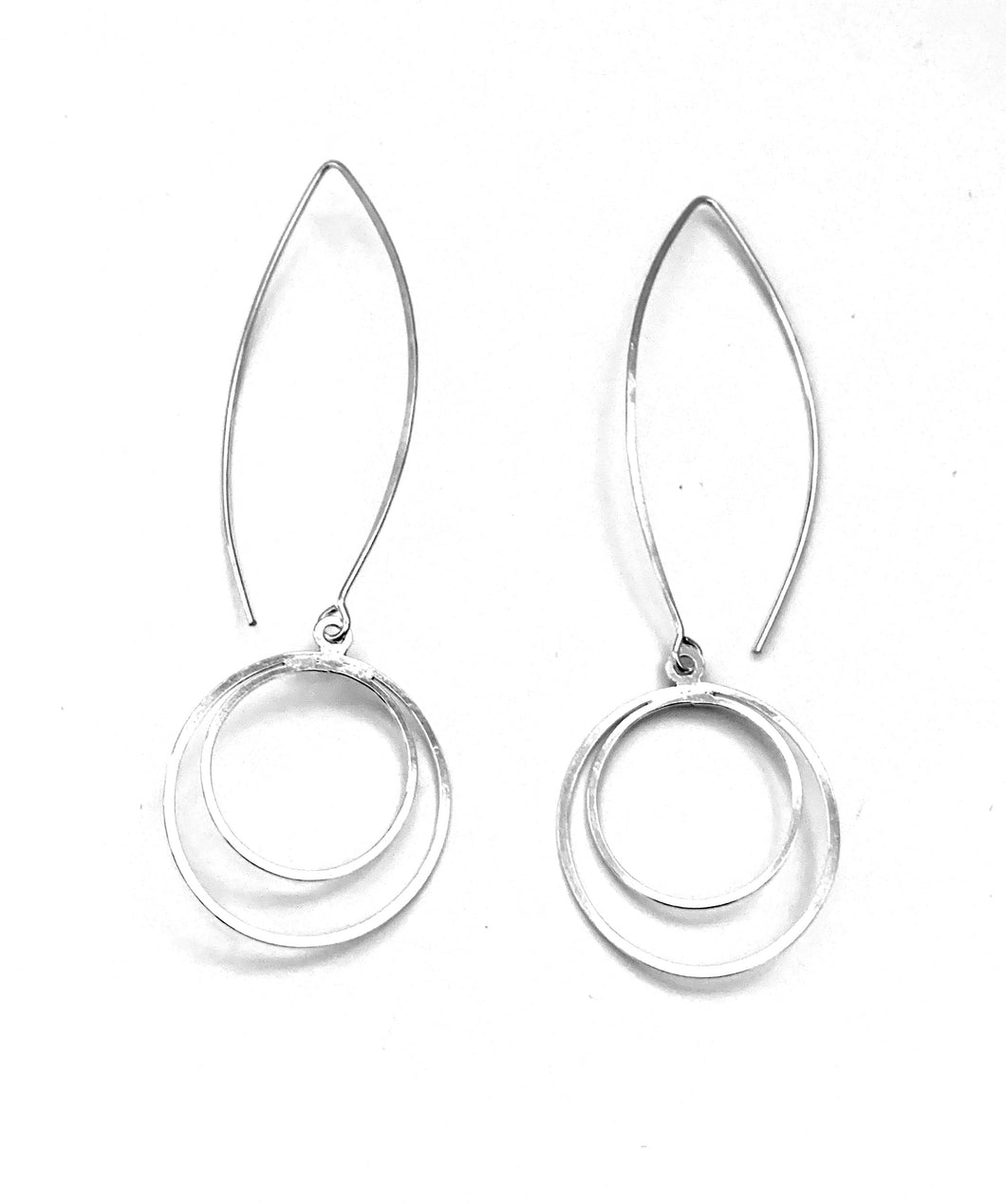 Silver Drop Earrings - A5193