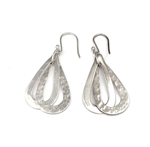 Silver Drop Earrings - PPA465