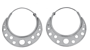 Silver Hoop Earrings - A9066
