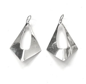 Silver Drop Earrings - A5298
