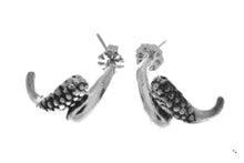 Load image into Gallery viewer, Silver Hoop Earrings - PPA522
