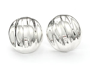 Silver Clip Earrings - AK461
