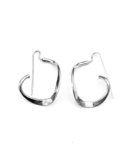 Silver Drop Earrings - A5129