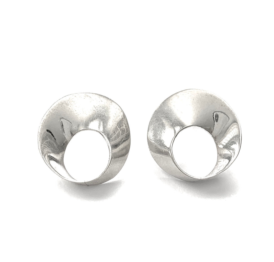 Silver Stud Earrings - A715