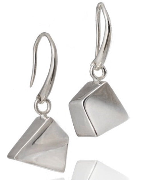 Silver Drop Earrings - A8007