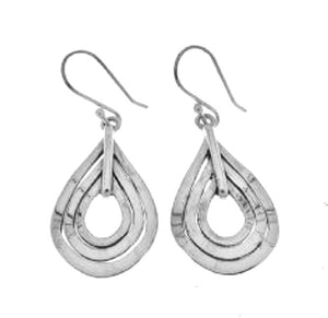 Silver Drop Earrings - PPA517