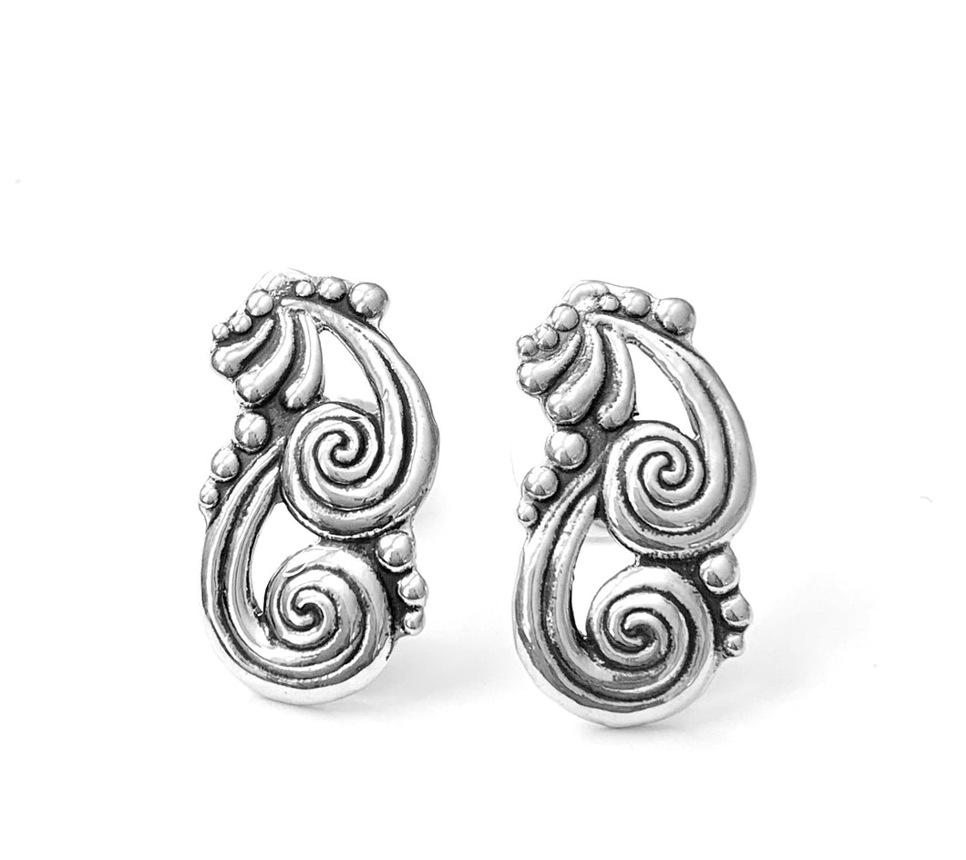 Silver Stud Earrings - A456