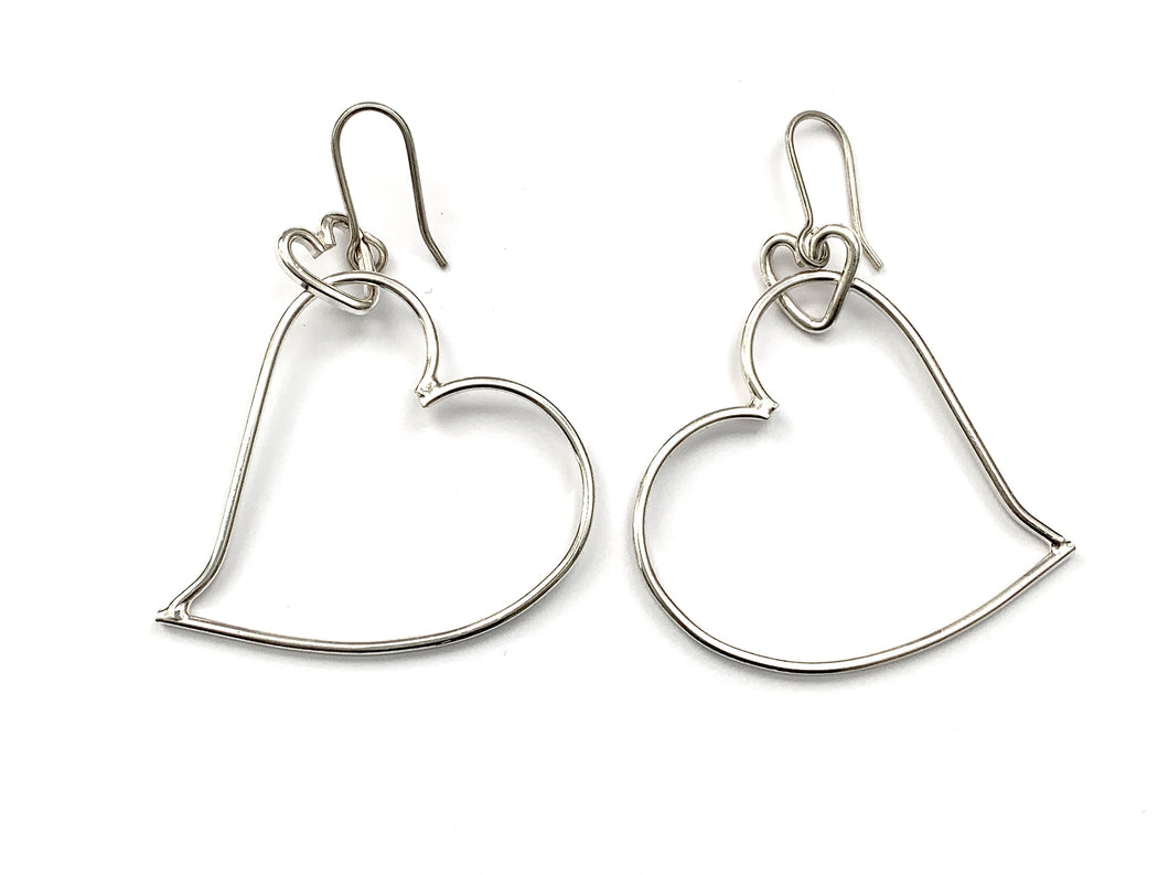 Silver Drop Earrings - OKA6028