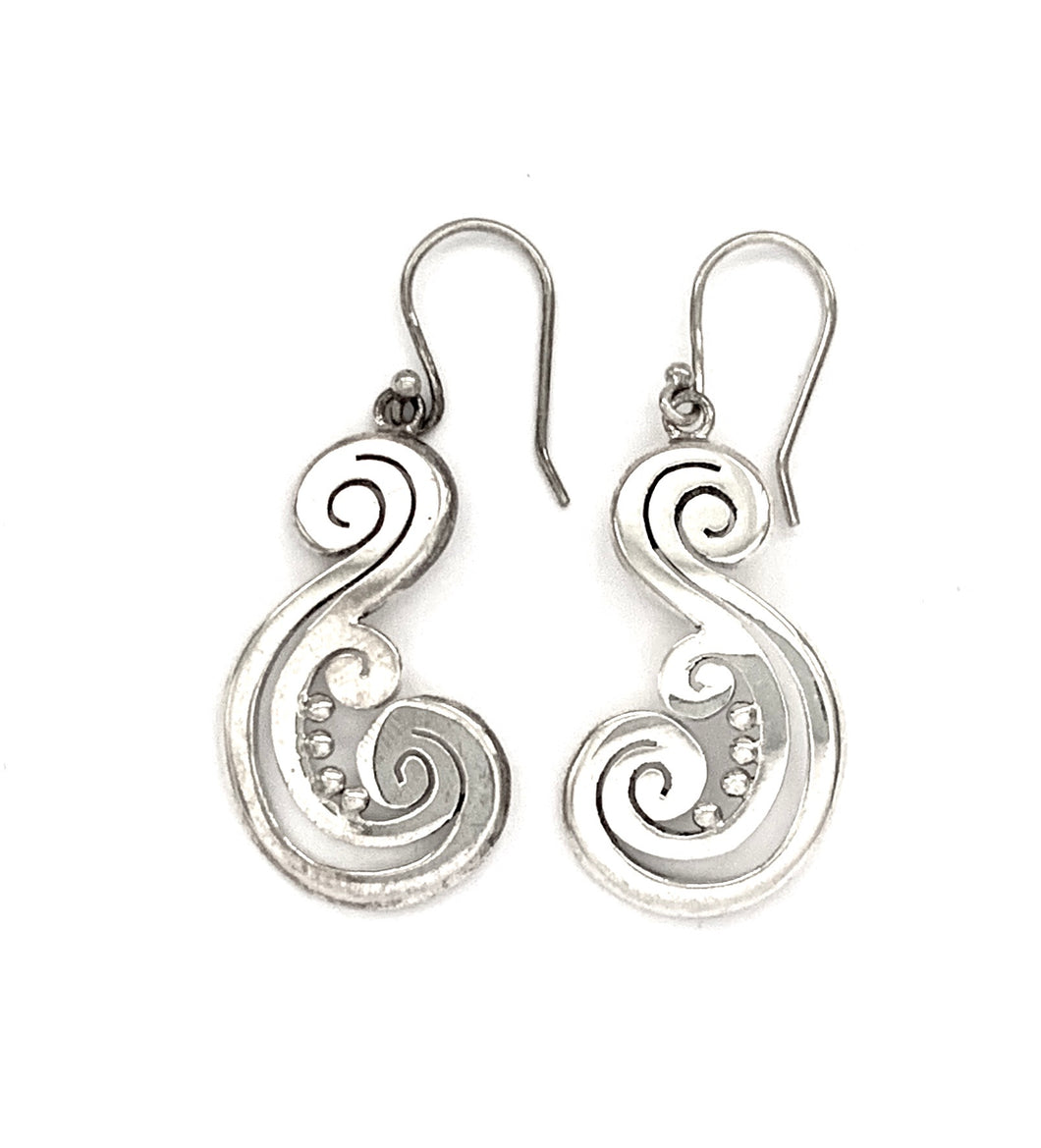 Silver Drop Earrings - PPA379