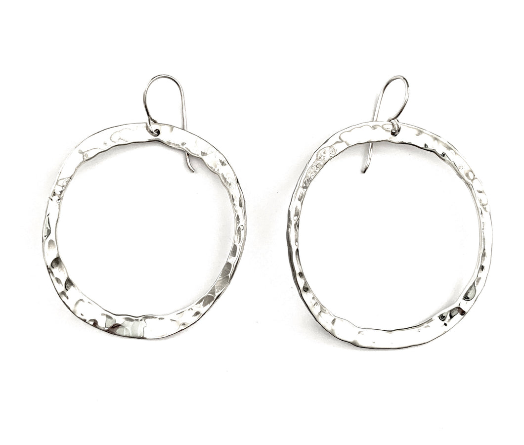 Silver Hoop Earrings - A5308
