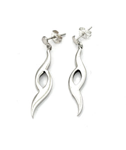Silver Drop Earrings - JA25