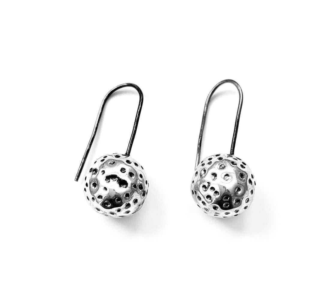 Silver Drop Earrings - A325