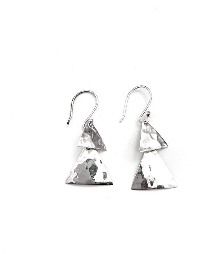 Silver Drop Earrings - A6210