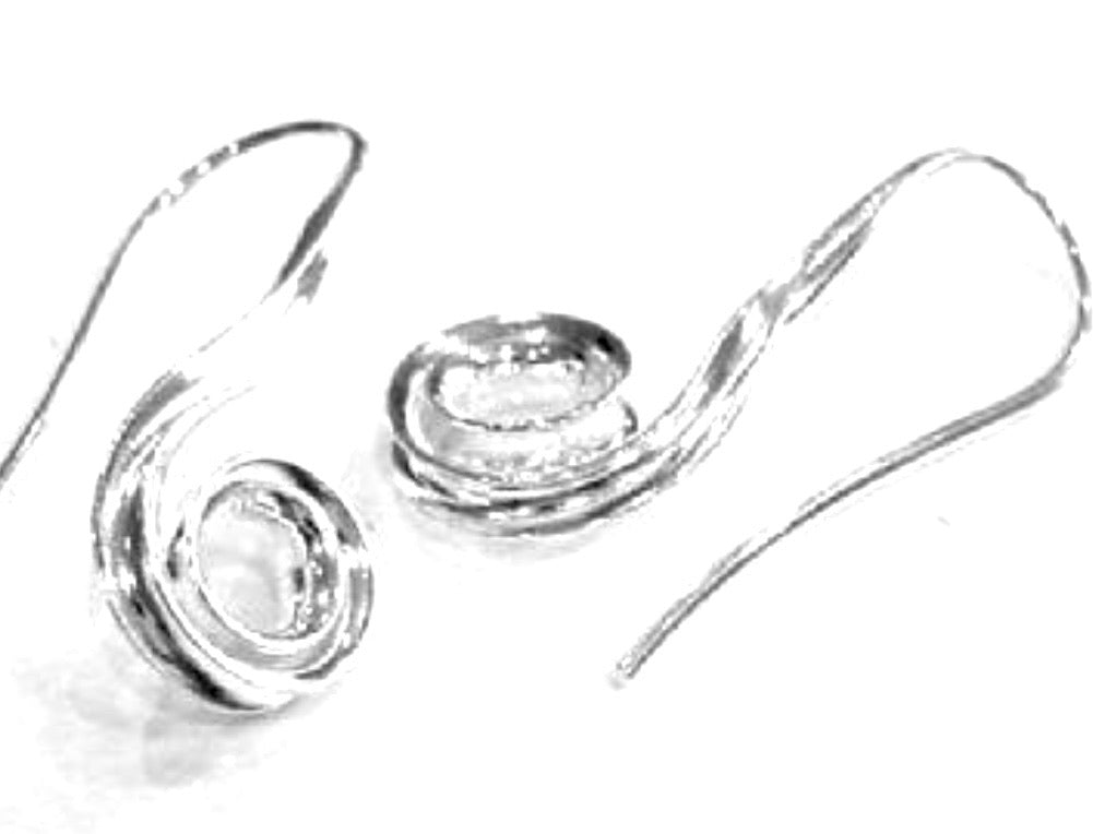 Silver Drop Earrings - JA77