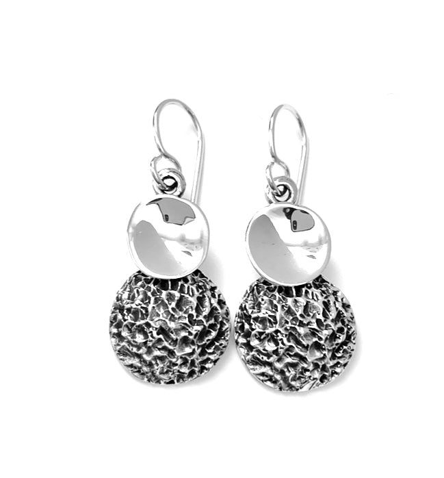 Silver Drop Earrings - A5404