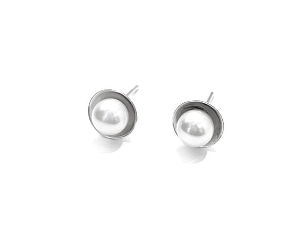 Silver Stud Earrings - A9149