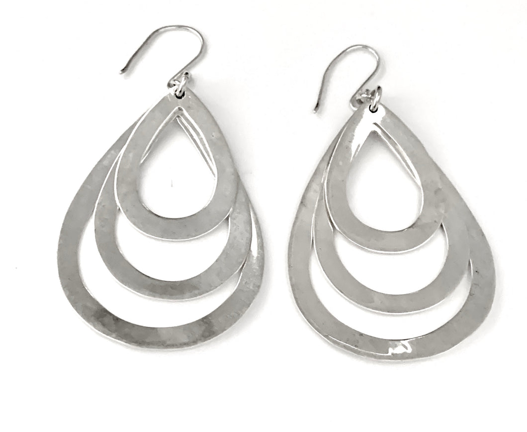 Silver Drop Earrings - PPA503