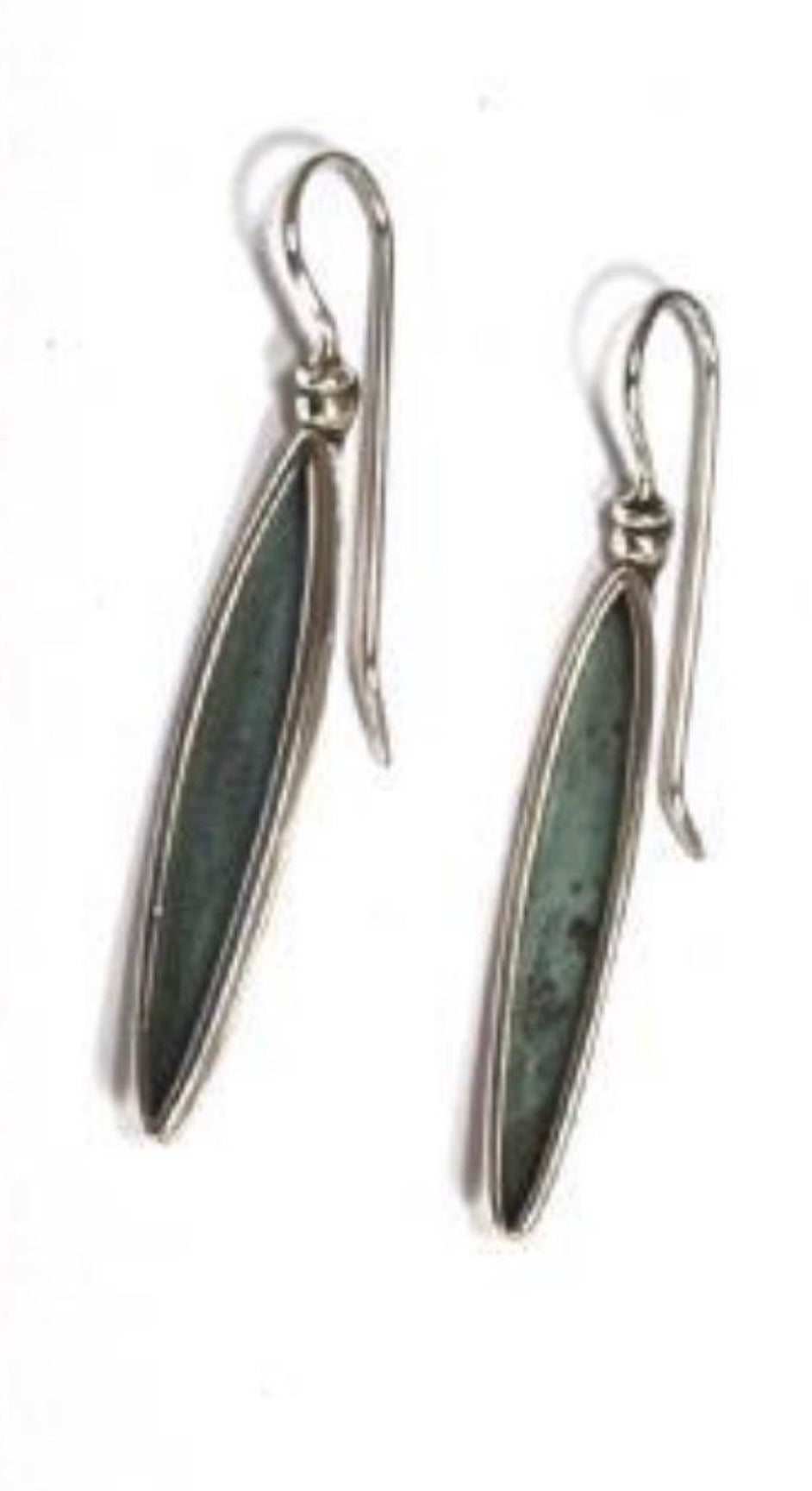 Silver Drop Earrings - A9169