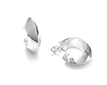 Load image into Gallery viewer, Silver Hoop Earrings - A6414
